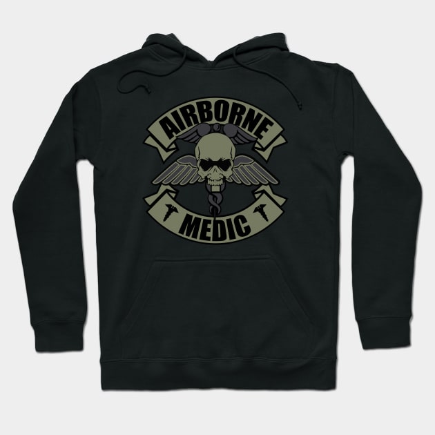 Airborne Medic (subdued) Hoodie by TCP